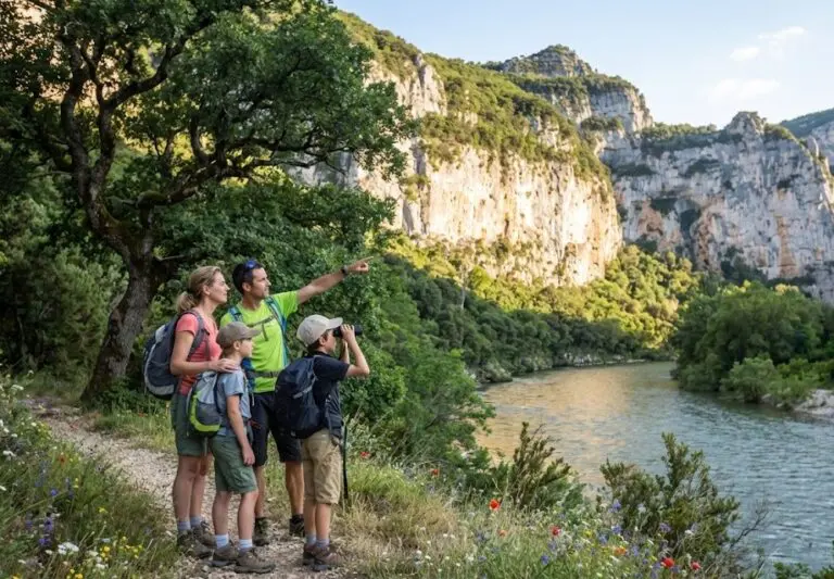 family ardèche hike 2